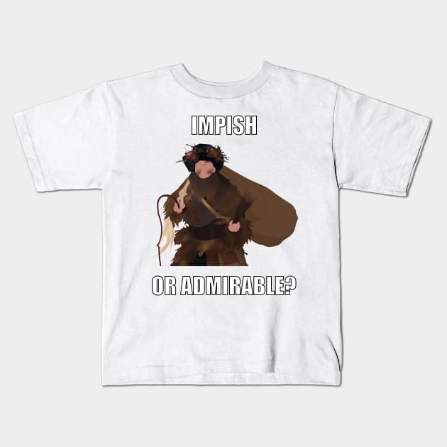 Impish or Admirable Kids T-Shirt by am1202